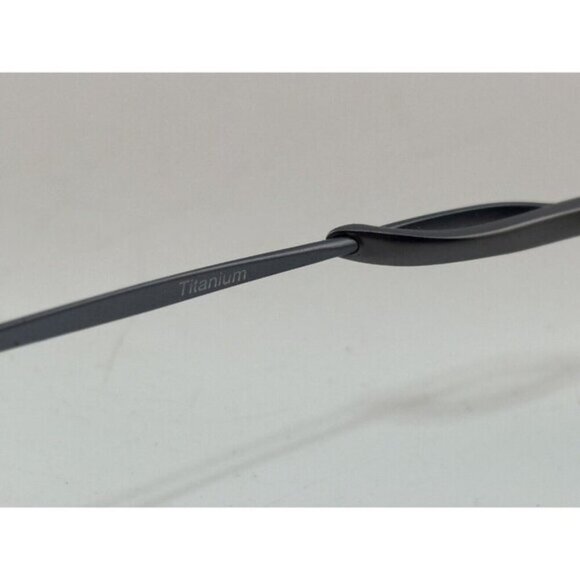 SHISEIDO - SH 1050 Titanium Half-Rim Oval Eyeglass Frames - Picture 7 of 7